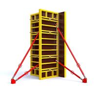 Опалубка колонн на универсальных щитах